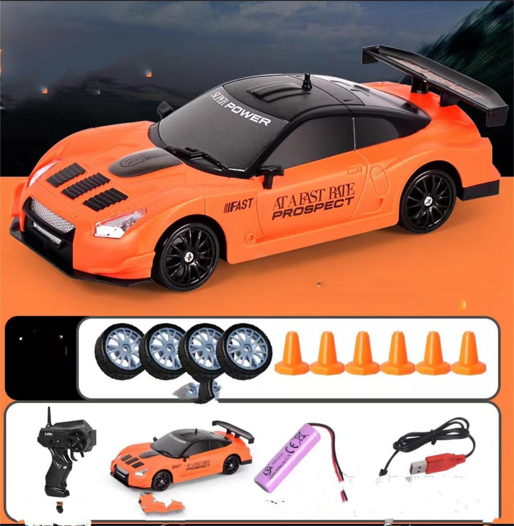2.4G 4WD RC Drift Car – Remote Control GTR/AE86 Racing Model Vehicle Toy for Kids & Christmas Gifts