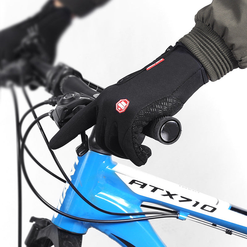 Winter Touchscreen Motorcycle Gloves – Waterproof, Windproof, and Fleece-Lined Riding Sports Gloves for Men & Women