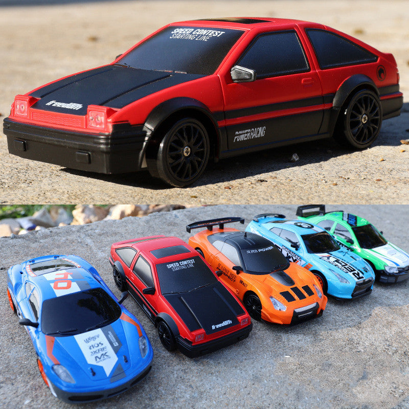 2.4G 4WD RC Drift Car – Remote Control GTR/AE86 Racing Model Vehicle Toy for Kids & Christmas Gifts