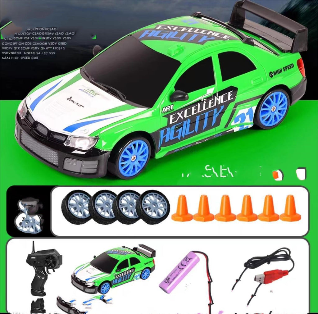 2.4G 4WD RC Drift Car – Remote Control GTR/AE86 Racing Model Vehicle Toy for Kids & Christmas Gifts