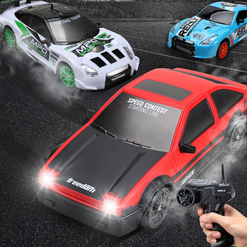 2.4G 4WD RC Drift Car – Remote Control GTR/AE86 Racing Model Vehicle Toy for Kids & Christmas Gifts