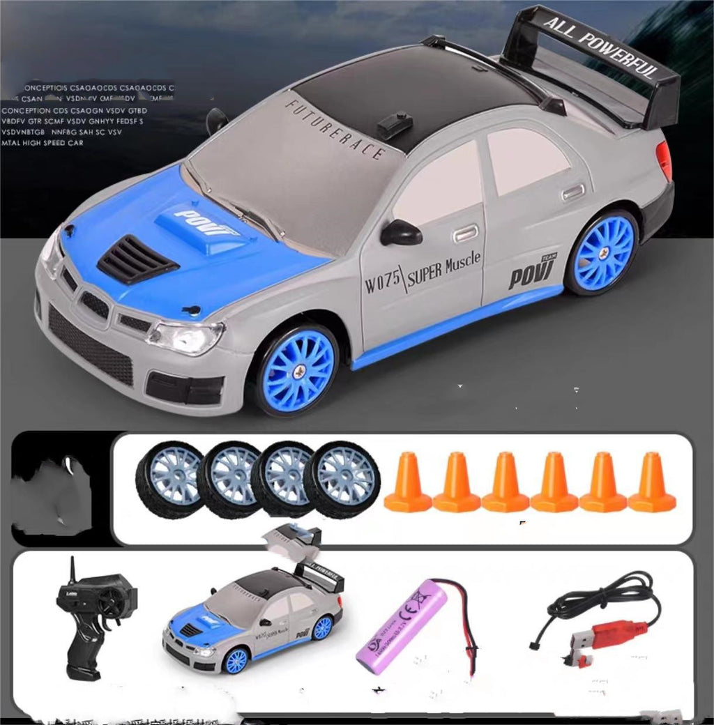 2.4G 4WD RC Drift Car – Remote Control GTR/AE86 Racing Model Vehicle Toy for Kids & Christmas Gifts